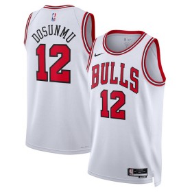 Camiseta Hombre NBA Chicago Bulls Ayo Dosunmu 12 2022-23 Nike Association Edition Blanco Swingman